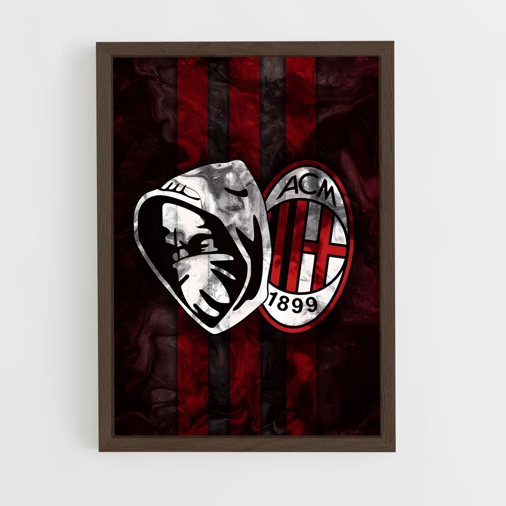 Poster Milan Football (vue 5)